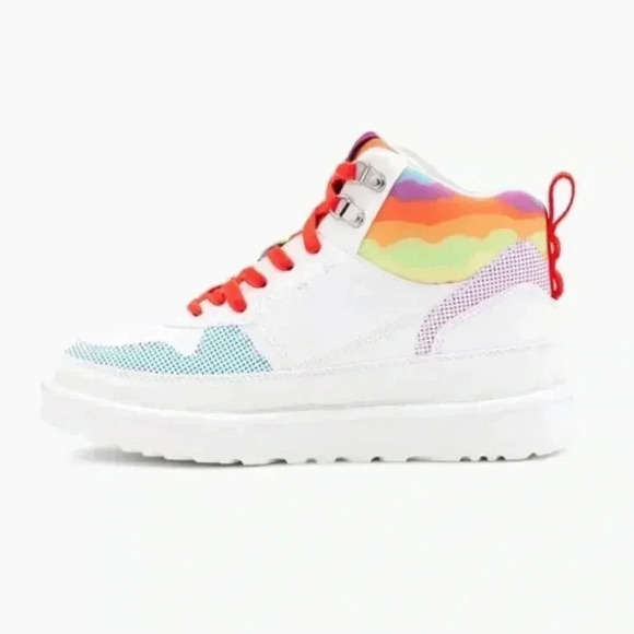 Ugg Highland Hi Cali Collage Sneaker Bootie Size 8 - Picture 3 of 7